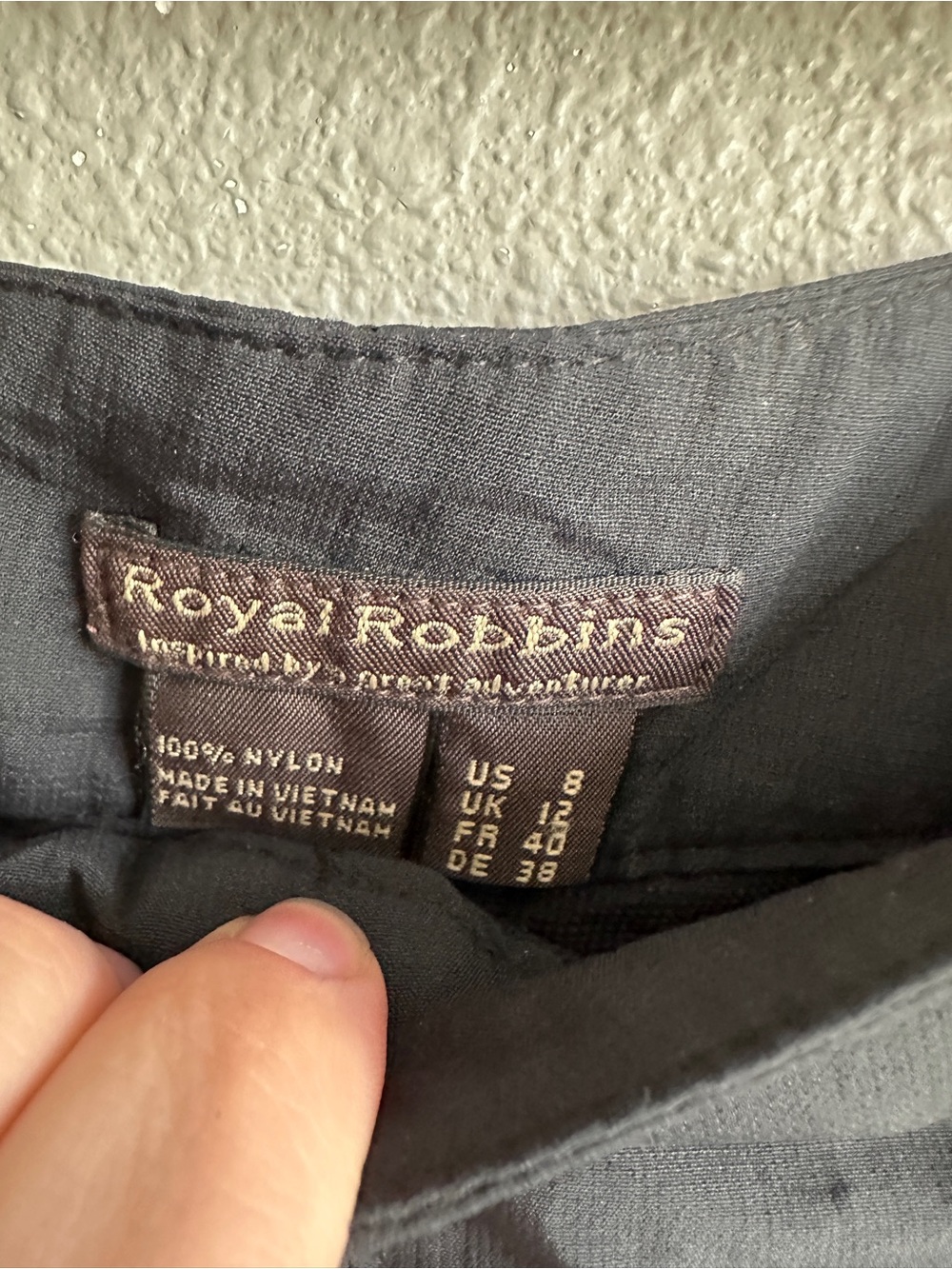 Royal Robbins Black Nylon Outdoor Midi Skirt 8 - Picture 6 of 12